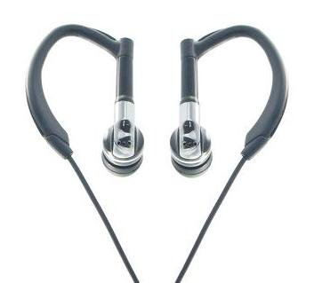 Earphones Plus brand SPORT model, ear hook style headphone earbuds earphones ( Earphones Plus Ear Bud Headphone ) รูปที่ 1