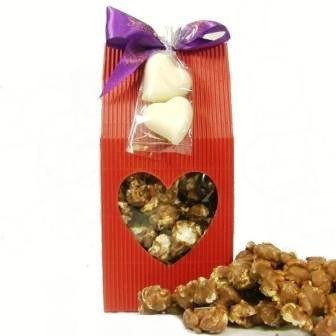 Valentine's Day Chocolate Covered Popcorn Gift Box ( 3 Sisters Chocolate Chocolate Gifts ) รูปที่ 1