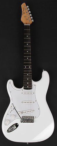 SX RST 3/4 LH White Left Handed 3/4 Size Short Scale Guitar Package with Amp, Carry Bag and Instructional DVD ( SX guitar Kits ) ) รูปที่ 4