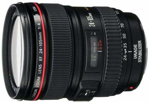 Canon EF 24-105mm f/4 L IS USM Lens (Canon USA)+Cleaning kit, for EOS 5D Mark II, 5D, 7D, 60D, 50D, 40D, 30D, 20D, & Rebel T2i, T1i, XSi, XS, XTi, XT, Etc ( Canon Len ) รูปที่ 1