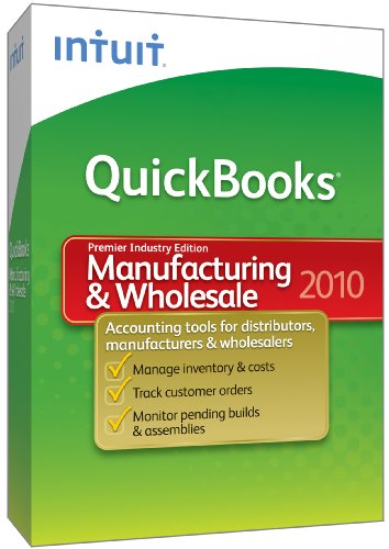 QuickBooks Premier Manufacturing & Wholesale 2010 [OLD VERSION] [ Premier Manufacturing & Wholesale Edition ] [Pc CD-ROM] รูปที่ 1