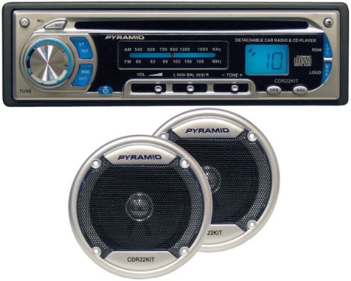 Pyramid CDR22KIT AM/FM Receiver CD Player with 4 Inches Speakers ( Pyramid Car audio player ) รูปที่ 1