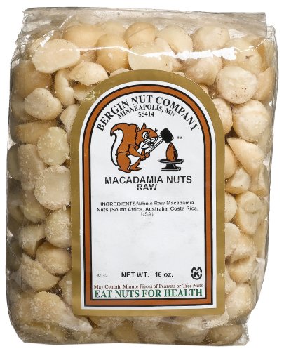 Bergin Nut Company Macadamia Whole Raw, 16-Ounce Bags (Pack of 2) รูปที่ 1