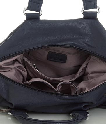 Navy Blue ''Samira'' Oversized Slouchy Crossbody Hobo ( Vitalio Vera Hobo bag  ) รูปที่ 4