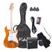 รูปย่อ Kalos by Cecilio EGP-AB 39" Amber Electric Guitar Package with 15 Watt Amp ( Kalos by Cecilio guitar Kits ) ) รูปที่1