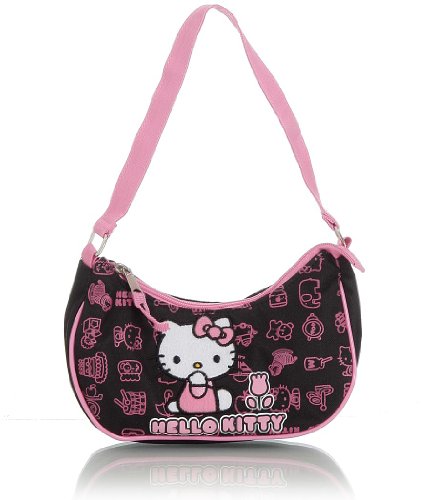 Hello Kitty ''Pink Graphics'' Mini Hobo ( Hello Kitty Hobo bag  ) รูปที่ 1