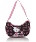 Hello Kitty ''Pink Graphics'' Mini Hobo ( Hello Kitty Hobo bag  )