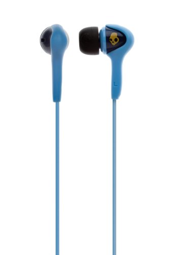 Smokin Ear Buds In Light Blue/Navy With Mic By Skull Candy ( Skullcandy Ear Bud Headphone ) รูปที่ 1