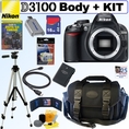 Review Nikon D3100 14.2Megapixel Digital SLR Camera (Body) + 16GB Deluxe Accessory Kit