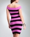 รูปย่อ bebe Off Shoulder Wide Stripe Dress ( bebe Night Out dress ) รูปที่3