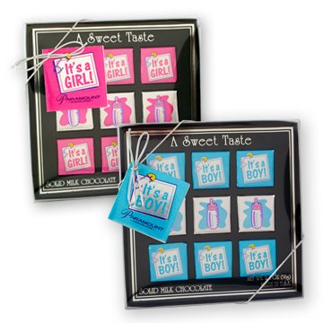 It's A Boy Square Chocolate Gift Box ( Astor Chocolate Chocolate Gifts ) รูปที่ 1