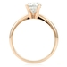 รูปย่อ Serafina's Engagement Ring - Rose Gold Plated - Round Cut CZ 925 Sterling Silver, 1.25 Carat ( Emitations ring ) รูปที่3