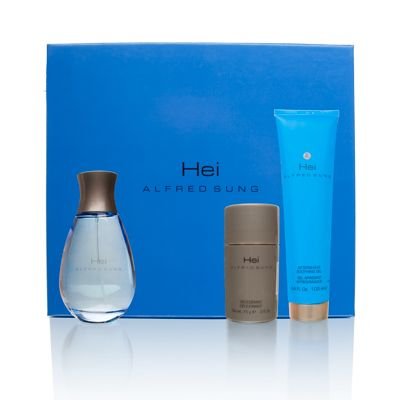 HEI by Alfred Sung SET-EDT SPRAY 3.4 OZ & AFTERSHAVE GEL 2.5 OZ & DEODORANT STICK 2.6 OZ ( Men's Fragance Set) รูปที่ 1