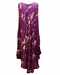 รูปย่อ Ladies Long Purple Floral Embroidered and Printed Dress ( FineBrandShop Casual Dress ) รูปที่2