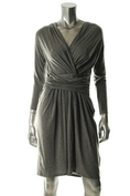 DKNY Gray Casual Dress Stretch Sale M ( DKNY Casual Dress )