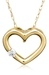 รูปย่อ 14k Rose, Yellow, or White Gold Diamond Heart Pendant (.03 cttw, J Color, I2 Clarity), 18" ( Amazon.com Collection pendant ) รูปที่2