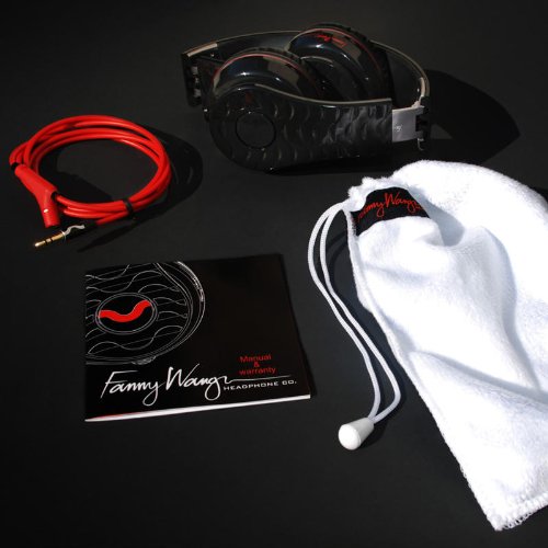 Fanny Wang FW-HEADPH-1001-BLK Premium On-Ear Headphones (Black) ( Fanny Wang Headphone Co. Ear Bud Headphone ) รูปที่ 5