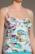 Swimsuit Tommy Bahama Windsor Paisley Tankini Swim Top (TSW42004T) (Type Two Piece)