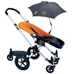 Bugaboo Cameleon Stroller - Dark Grey Base/Orange Canvas Tailored Fabric Set รูปที่ 6