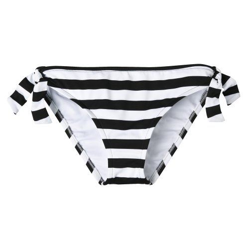 Swimsuit Mossimo® Women's Mix & Match Stripe Mock Side Tie Swim Bottom - Black/White (Type Two Piece) รูปที่ 1