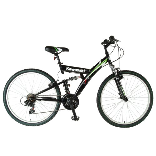 Kawasaki KDX1 26-Inch Dual Suspension Mountain Bike ( Kawasaki Mountain bike ) รูปที่ 1