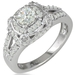 รูปย่อ 1ct Diamond Engagement Ring in 14k White Gold ( SuperJeweler ring ) รูปที่2