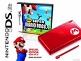 Nintendo DS Lite Limited Edition Red Mario with New Super Mario Bros. ( NDS Console )