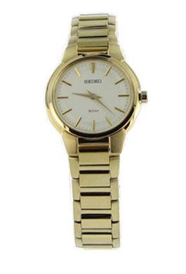 Seiko Dress Elegant Ladies Quartz Gold Tone #SFQ838P1 รูปที่ 1