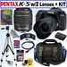 รูปย่อ Review Pentax K-5 16.3 Megapixel Digital SLR Camera with DA 18-55mm f/3.5-5.6 AL Weather Resistant Zoom Lens and DA 50-200mm f/4-5.6 ED Weather Resistant Zoom Lens + 16GB Deluxe Accessory Kit รูปที่1