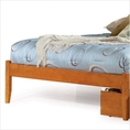 Atlantic Furniture Concord Storage Platform Bed in Caramel Latte Concord Storage Platform Bed in Caramel Latte 