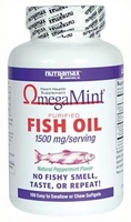 Nutramax Omega Mint Purified Fish Oil, 1500 mg Chewable Softgel - 100 Count ( Nutramax Omega 3 )
