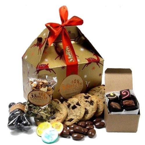 Holiday Gable Chocolate Gift Box ( 3 Sisters Chocolate Chocolate Gifts ) รูปที่ 1