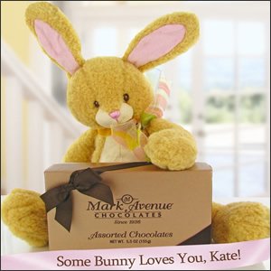 Hops and Chocolate Easter Gift Idea for Her Easter Gift Idea for Kids ( Gift Basket Super Center Chocolate Gifts ) รูปที่ 1