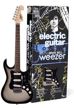 RARE - Brian Bell of Weezer Limited Edition Authentic Autographed Lyon Washburn Electric Guitar Pack Set  รูปที่ 1