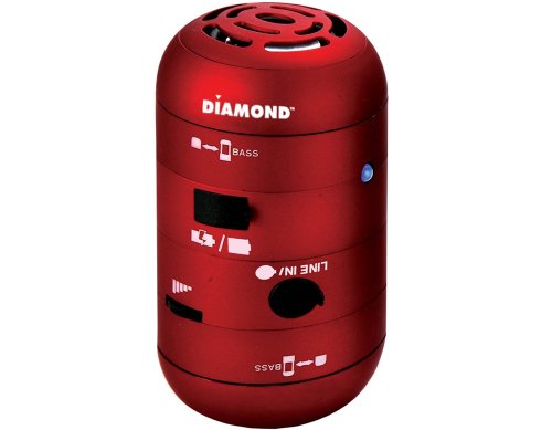 Diamond MSP100R Mini Rockers Mobile Speakers (Red) ( Diamond Computer Speaker ) รูปที่ 1