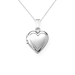 รูปย่อ Sterling Silver Children's Hand Engraved Heart Locket Pendant, 13" ( Amazon.com Collection pendant ) รูปที่1
