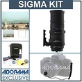 Sigma 150-500mm f/5-6.3 DG APO OS (Optical Stabilizer) HSM AF Lens Kit, for Pentax AF Cameras with Tiffen 86mm UV Filter, Lens Cap Leash, Professional Lens Cleaning Cleaning Kit ( Sigma Len )