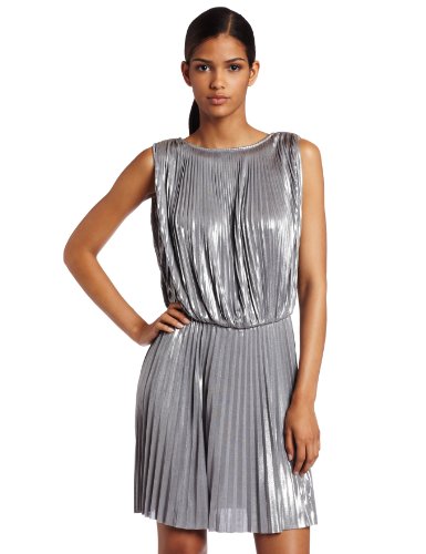 Halston Heritage Women's Pleated Sleeveless Dress ( HALSTON HERITAGE Night Out dress ) รูปที่ 1