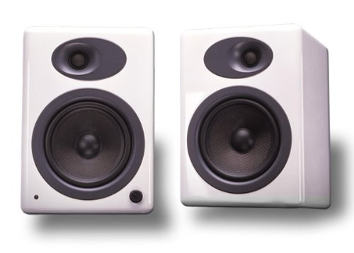 Audioengine 5 - PC multimedia speakers for iPod - 45 Watt (total) - 2-way - white ( AudioEngine Computer Speaker ) รูปที่ 1