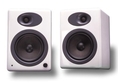 Audioengine 5 - PC multimedia speakers for iPod - 45 Watt (total) - 2-way - white ( AudioEngine Computer Speaker )