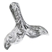 รูปย่อ Sterling Silver Hand Engraved Whale Tail Pendant--Hawaiian Silver Jewelry ( Hawaiian Silver Jewelry pendant ) รูปที่1