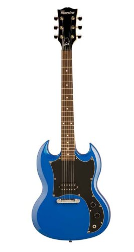 Maestro by Gibson Double Cutaway (SG Style) Electric Blue Guitar Kit ( Maestro by Gibson guitar Kits ) ) รูปที่ 1