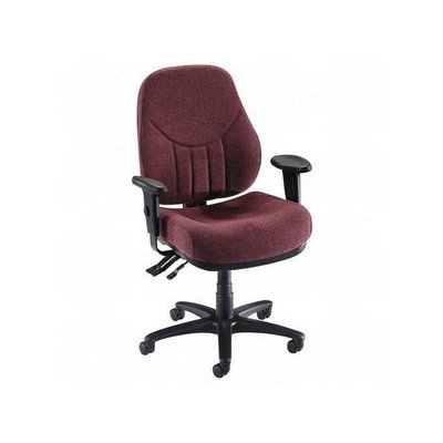 Lorell Baily Series High-Back Multi-Task Chairs, Burgundy (BURGUNDY) รูปที่ 1