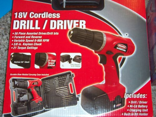 Duratest 18V Cordless Drll and Driver 56 piece set ( Pistol Grip Drills ) รูปที่ 1
