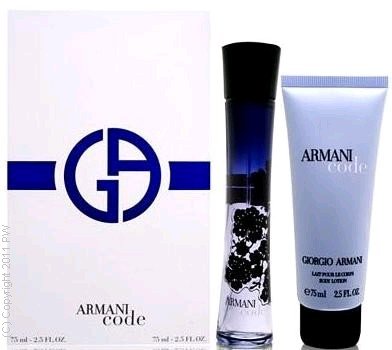 Armani Code by Giorgio Armani for Women 2 Piece Set Includes: 2.5 oz Eau de Parfum Spray + 2.5 oz Body Lotion ( Women's Fragance Set) รูปที่ 1