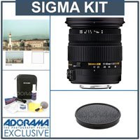 Sigma 17 - 50mm f/2.8 EX DC OS HSM Auto Focus Lens Kit, for Maxxum & Sony Alpha Digital SLR's . with Tiffen 77mm UV Wide Angle Filter, Professional Lens Cleaning Kit, Slip On Lens Cap for 77mm Wide Angle Filters, ( Sigma Len ) รูปที่ 1