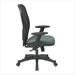 รูปย่อ Air Grid Mesh Back Managers Chair with Fabric Seat Black Mesh/Grape Fabric (Purple) รูปที่3