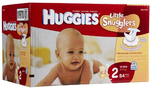 Huggies Little Snugglers Diapers Big Pack -- size: size 2 ( Baby Diaper Huggies ) รูปที่ 1