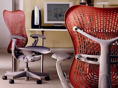 Herman Miller Mirra Chair, Latitude, Color - Blue Fog (Blue Fog) รูปที่ 4