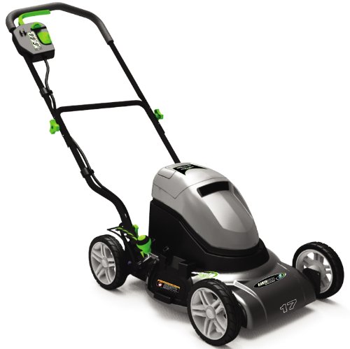 Earthwise 60217 17-Inch 24 Volt Side Discharge/Mulching Cordless Electric Lawn Mower รูปที่ 1